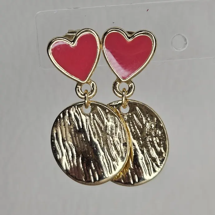 Liebe (Cœur rouge emmaillé, Disque brillant texturé)